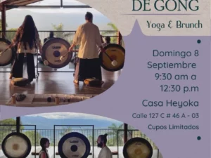Baño de Gong + Yoga & Brunch